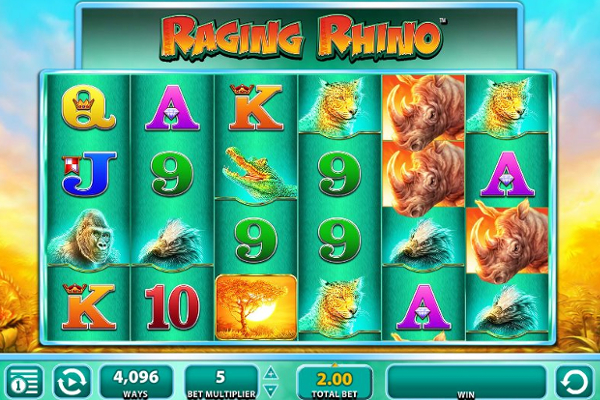raging rhino slot machine