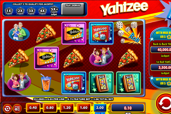 yahtzee slot machine